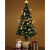 HOLIDAY PEAK 3’ Musical Spinning Fiber Optic Christmas Tree, Pre-Lit