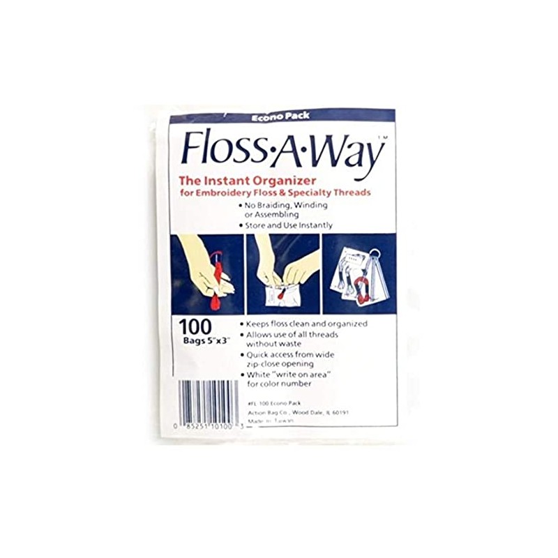 Action Bag Floss A Way Organizer 3 inch x 5