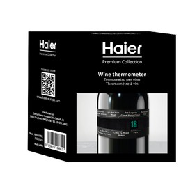 Haier Limited Edition Wine Gift Set - Wine Thermometer & Electric Vacuum Sealer - Keeps Wine Fresh Up to 7 Days, Quick Temperature Read