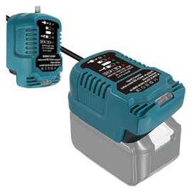 UNIKI Fast Charger for Makita 18v Battery Charger Compatible with Makita 18V Battery BL1850 BL1840B BL1820 BL1815 BL1860 BL1830