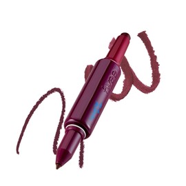 fwee Long Lasting Dual Coloring Stick Lip Liner, Pretty Savage | All-in-one dual stick, Satin Finish | Smooth glide, Smudge-proof, Highly Pigmented, Purple | 1.2g (06 Pretty Savage)