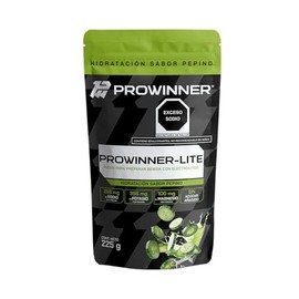 Prowinner Lite Electrolitos en Polvo | Bebida para Preparar Electrolitos Sabor Pepino | Con Sodio, Potasio, Magnesio y Calcio | Sin Azúcar Añadido | 2