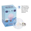 Simba Lighting LED Edison Vintage Vanity Globe Filament G25 (G80)