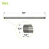 Naiture Brass 1/2" IPS X 18" Long Heavy Duty Threaded