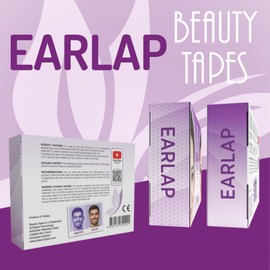 EARLAP Ear Corrector, Contain 20 Ear Tape, Solve Big Ear Problem with Ear Stickers by Pinning Back Ears, Cosmetic Aesthetic Correctors for Prominent Ears, Waterproof Ear Correctors Sticks for Adults