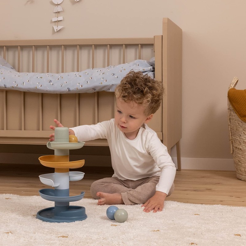 RUBO Toys Little Dutch 2007438 Marble Run with Rattle Balls