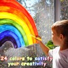 ZBHANSHUIS 72Pcs Suncatcher Paint Pens 10mL Premium Extra Fine Point