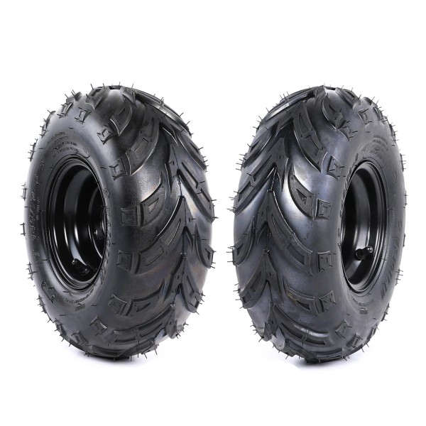 Unbranded 2x 145x70-6 145/70-6 Wheel Tire Rim for ATV 110