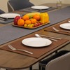 Banchif Textile Burlap Linen Placemats Dual-Sided Placemats Set of 6
