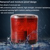 Solar Strobe Warning Light: IP54 Waterproof Flashing Safety High Bright