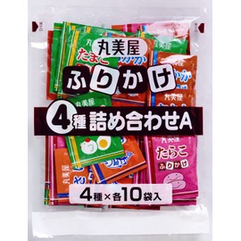 Marumiya Foods Commercial Sprinkle 4 Types, Assorted A (0.1 oz (2.5 g) x 40 Services)