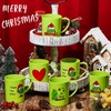 Suclain 4 Pcs Christmas Plastic Mugs Bulk 15 oz Stole