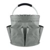 17L Garden Tool Storage Basket for Gardening - Foldable 6-Pocket