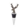 EDZARD Set of 3 Stainless Steel Bottle Stoppers with Stand,