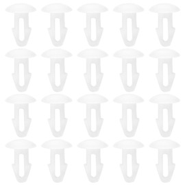 Create idea 100PCS Strapping Rivets 15/64 Inch Hole Patio Strapping Fasteners for Patio Furniture Repair Webbing Lawn Chair Lounge 0.66 x 0.48 Inches White