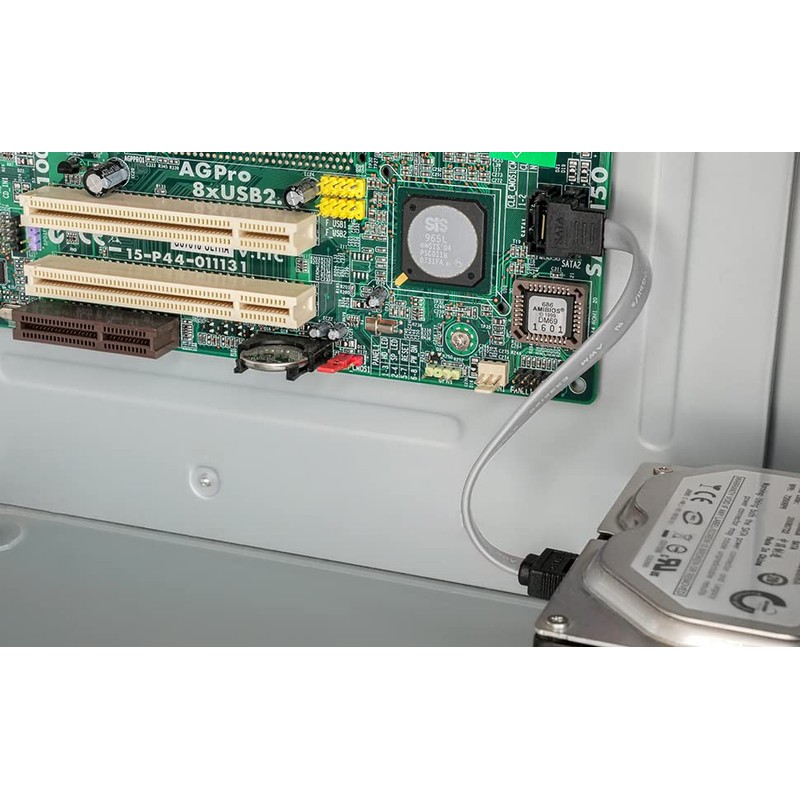 BIGtec SATA Cable 0,5m grau gerade/unten