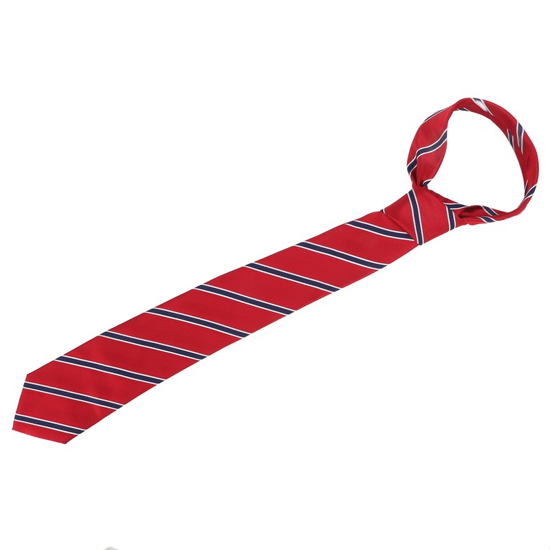 Mens Tie Classic Striped Polyester Yarn Easy Match Guarantees Durability