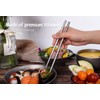 Boundless Voyage Outdoor 230mm Titanium Chopsticks Ultralight Flatware Square/Round Titanium