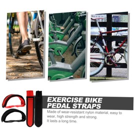 BESPORTBLE Leg Straps for Bike Pedals Sports Bike Toe Straps Exercise Accessories High Strength Nylon Toe Loop Foot Rest