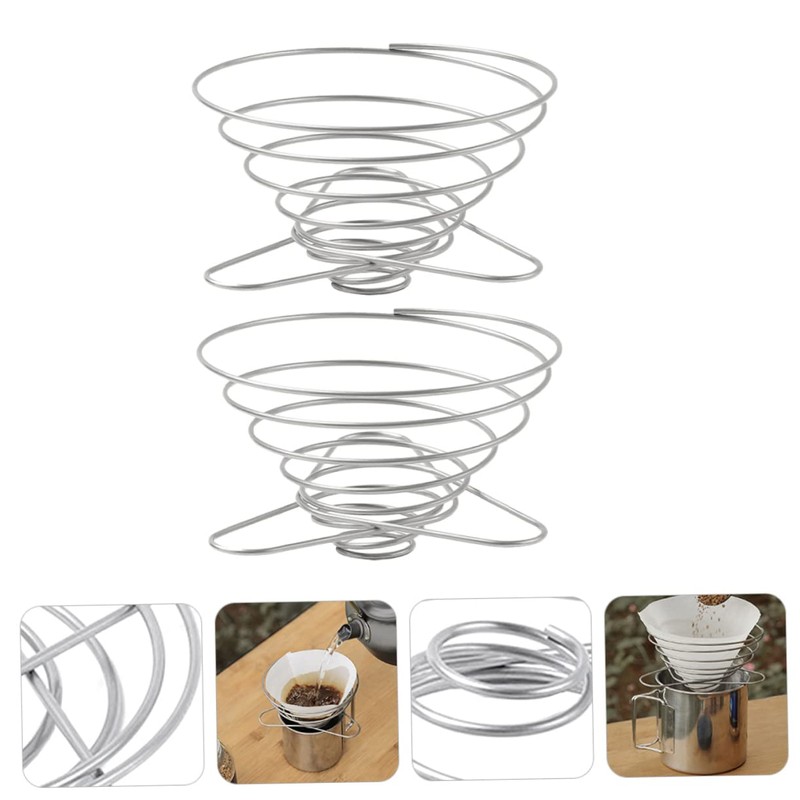 TEHAUX 1set Coffee Dripper Filter Holder Compact and Convenient Coffee