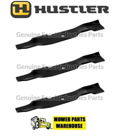 HUSTLER (3) GENUINE OEM HUSTLER MOWER MULCHING BLADES 797704 54" RAPTOR SD X FASTRAK