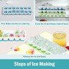 Ice Cube Trays for Freezer Ice tray - Easy to