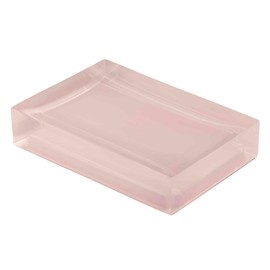 IZOD Accessories Resin Bathroom Essentials, Soap Dish, Pink