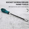 HADIIH 7 mm Hexagonal Screwdriver Flexible Hex-Flex Manual Socket Screwdriver