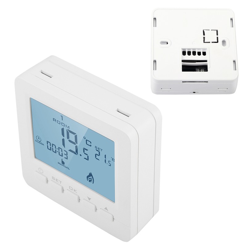 Programmable Thermostat Digital LCD Display Smart Temperature Controller 5A