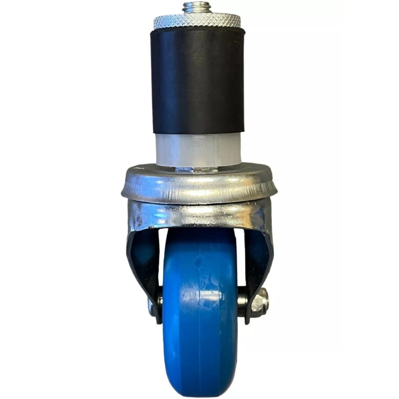 HYW Products Polyurethane 3-1/2" Total Lock Caster Threaded Stem 1.5" Expandable