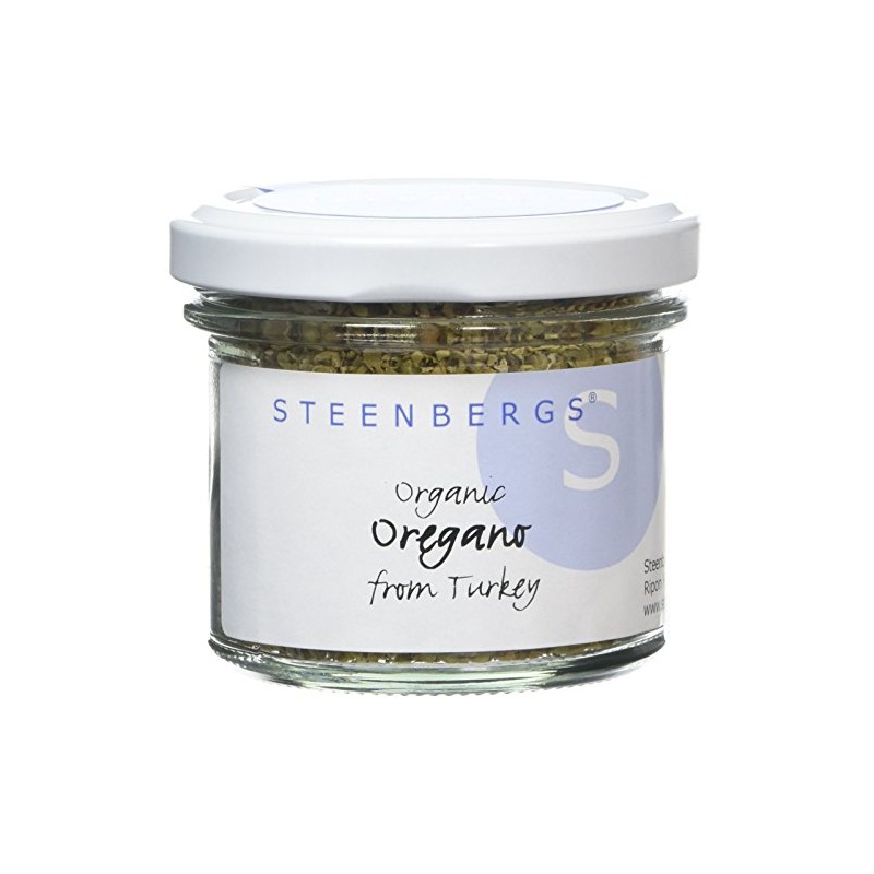 Steenbergs Organic Oregano Dried Leaf Standard Jar - 14g