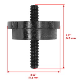 Caltric Engine Mounting Mount Rubber Isolator for Polaris XR 440 2004 / IQ 440 2005-2006