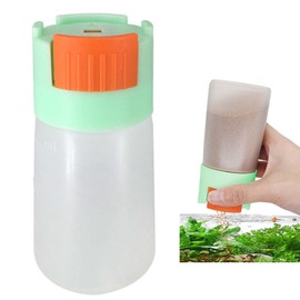 PAVIKE Fish Bait Container 150ml Fish Bait Container Fish Feeder Fish Bait Holder Fish Feeding Bottle for Aquarium Odorless Quantitative Feeding Aquarium Fish Feeder Bottle for Aquarium Light Weight