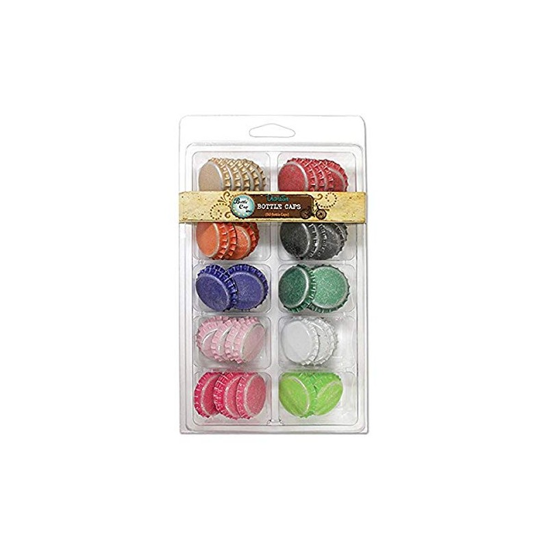 Bottle Cap 50 Distressed Multi-Pack Standard Bottle Caps