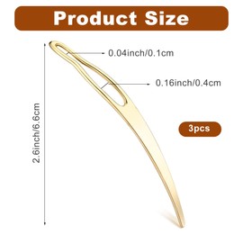 3PCS Crochet Hooks for Hair, Interlocking Tool for Locs, Sisterlock Retighten Tool, Easyloc Hair Tools for Dreadlocks, Dreadlock Crochet Needle for Dreads Hairs Tightening Loc Accessories