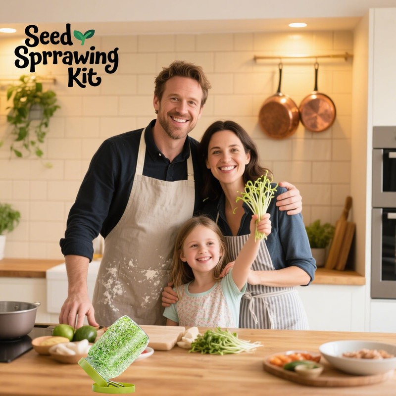 Sozize Sprouting Jar Sprouting Kit Sprouts Growing Kit with Mason