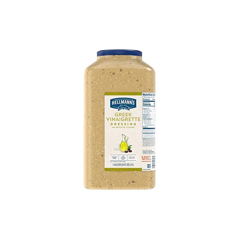 Hellmann's Greek Vinaigrette Salad Dressing Jug Gluten Free, No Artificial