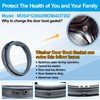 Upgraded MDS47123601/MDS47123602 Washer Door Gasket Boot Seal Bellow Diaphragm Compatible