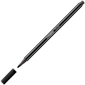 Stabilo Set of 6Felt Tip Pens Drawing Pen 68Paste Medium 1mm–black