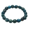 Blue Apatite Crystal Bead Bracelet