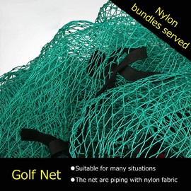 ASENVER Golf High Impact Golf Barrier Net Practice Hitting Net for Indoor or Outdoor Use (10FT×20FT)