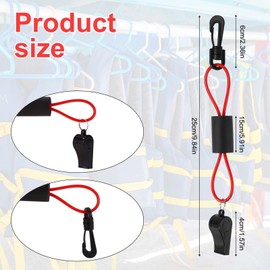 2pcs Boat Whistle with Lanyard, Whistle with Lanyard for Safety Boat Survival Shrill Loud Blast Emergency Accessory for Boating Marine Hiking Camping Hunting Rescue Signaling (Red and Black)