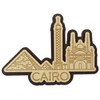 Printtoo Souvenir Wooden Engraved Cairo Egypt Monuments Fridge Magnet Gift