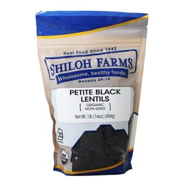 Shiloh Farms, Organic Petite Black Lentils, 16 Ounces