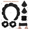 Set TXG de 7 piezas en negro: diadema nube, pulseras