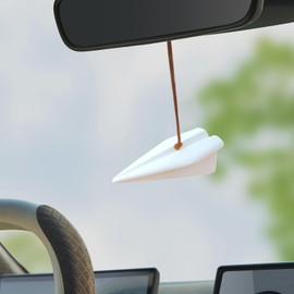 Paper Airplane Car Pendant,Paper plane Car Air Fresheners | Rearview Pendant for Men and Women