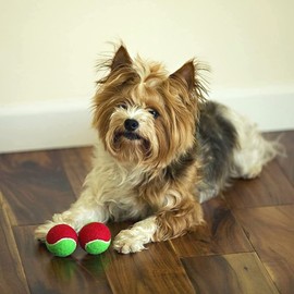 Midlee Merry Christmas Dog Tennis Balls (Small)