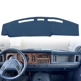 Dash Cover Mat Custom Fit for Ford Ranger Bronco II Dashboard Cover Pad Carpet J301 (Navy Blue)