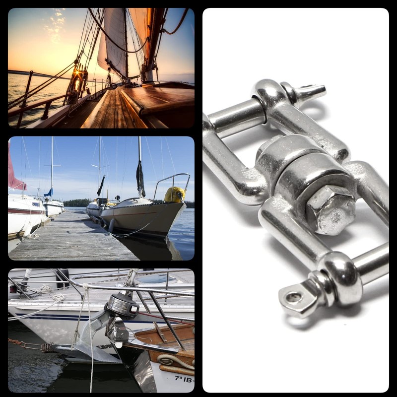 Anchor Swivel/Swivel Shackle/Chain Swivel/Chain Connector/Connector Stainless Steel (Fork Fork, 10