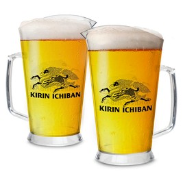 Kirin Ichiban Plastic Beer Pitcher - Set of 2